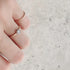 N°7 K18arm classy combination ring 0.3ct
